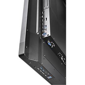 Legamaster Touchdisplay EVOLVE Pro 8600, 86 Zoll, 4K Ultra HD, USB-C 100 W, Wi‑Fi 6, Bluetooth 5.3, schwarz