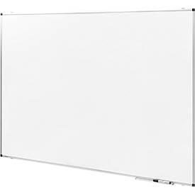 Legamaster Whiteboard PREMIUM, Hoch-/Querformat, Stahl weiß lackiert + Aluminiumrahmen, magnethaftend, Ablageschale + Zubehör, B 1500 x H 1200 mm