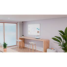 Legamaster Whiteboard PREMIUM, Hoch-/Querformat, Stahl weiß lackiert + Aluminiumrahmen, magnethaftend, Ablageschale + Zubehör, B 1500 x H 1200 mm