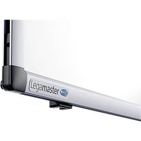 Legamaster Whiteboard PREMIUM, Hoch/Querformat, Stahl weiß lackiert + Aluminiumrahmen, magnethaftend, Ablageschale + Zubehör, B 2000 x H 1200 mm