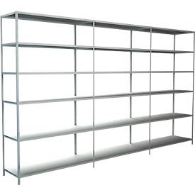 Schulte Regalwelt Legborden zonder grendels, H 2300 x B 2600 x D 350 mm, wit