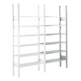 SSI Schäfer Legbordstelling  R3000, Aanbouwstelling, B 1025 x D 600 mm, draagvermogen 100 kg,