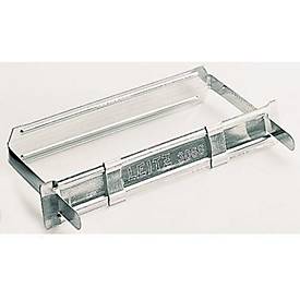 LEITZ Abheftbügel Fastener 30680000, Metall, max. Füllhöhe 35 mm, für 350 Blatt, silber
