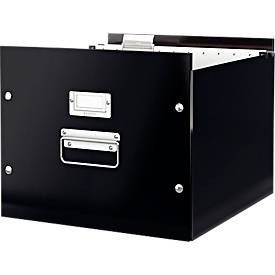 LEITZ® Ablage- und Transportbox für Hängeregistratur Serie Click + Store, schwarz