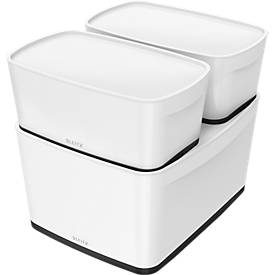 Leitz Ablagebox MyBox, DIN A4, für Utensilien, weiß/schwarz