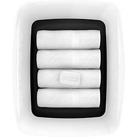 Leitz Ablagebox MyBox, DIN A4, für Utensilien, weiß/schwarz