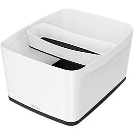 Leitz Ablagebox MyBox, DIN A4, für Utensilien, weiß/schwarz