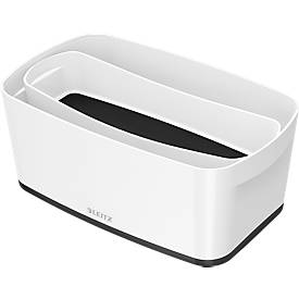 Leitz Ablagebox MyBox, DIN A5, für Utensilien, weiß/schwarz