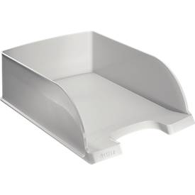 LEITZ® Ablagekorb Plus Jumbo 5233, DIN A4, 4 Stück, grau