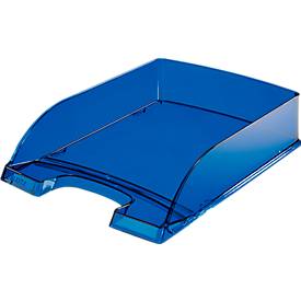 LEITZ® Ablagekorb Standard 5226, Kunststoff, 5 Stück, transparent blau