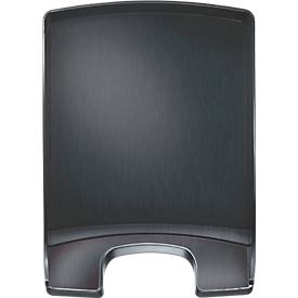 LEITZ® Ablagekorb Style, DIN A4, Kunststoff, satin schwarz