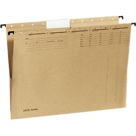 LEITZ® ALPHA Hängetasche 1916, für Formate bis Din A4, Karton, 10 Stück