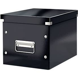LEITZ® Aufbewahrungsbox Click + Store, für ovale/höhere Gegenstände 260 x 240 x 260 mm, schwarz