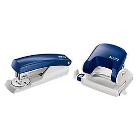 LEITZ® Bürolocher 5038 + Heftgerät 5501 SET, blau