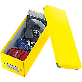 LEITZ® CD Ablagebox Serie Click + Store, gelb