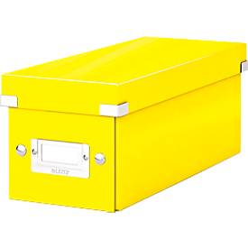 LEITZ® CD Ablagebox Serie Click + Store, gelb