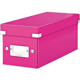 LEITZ® CD Ablagebox Serie Click + Store, pink