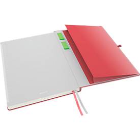 LEITZ® Complete Notizbuch 447100 DIN A4 kariert, rot