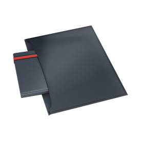 Leitz® Dokumentenhülle Cosy Privacy, blickdicht, A4-Format, für bis zu 50 Blatt, mit 2 Taschen, 3 Stück, grau