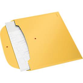 Leitz® Dokumentenhülle Cosy Privacy, blickdicht, DIN A4, bis zu 50 Blatt, 2 Taschen, 3 Stück, gelb