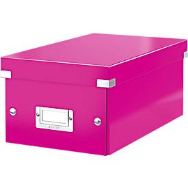 LEITZ® DVD Ablagebox Click + Store, pink