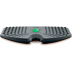 Leitz Ergo Active Balance Board, ergonomisch, für dynamisches Bewegen, um 14° geneigt, entnehmbare Massagekugel, bis 200 kg, dunkelgrau