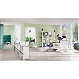 Leitz Ergo Mauspad und Handgelenkauflage, ergonomisch, 2 Höheneinstellungen, B 200 x T 260 x H 23 mm, samtgrau