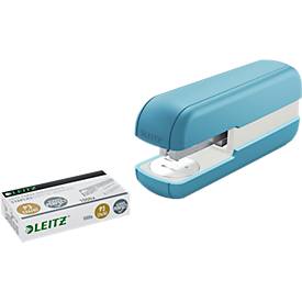 Leitz® Heftgerät 5567 Cosy, für bis zu 30 Blatt, inkl. 1 Schachtel Heftklammern, blau