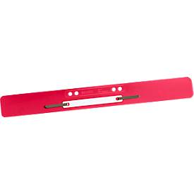 LEITZ® Heftstreifen, Polypropylen, DIN A4, 25 Stück, rot