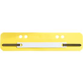 LEITZ® Heftstreifen, Polypropylen, DIN A5, 25 Stück, gelb