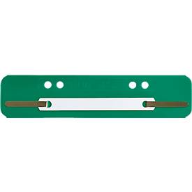 LEITZ® Heftstreifen, Polypropylen, DIN A5, 25 Stück, grün