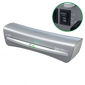 Leitz iLAM Home Office A4 – 2 Min Warm‑up, 45 s/A4, 75–125 µm, SMART‑LED, Anti‑Stau, Auto‑Off 15 min, Starterset 5×A4