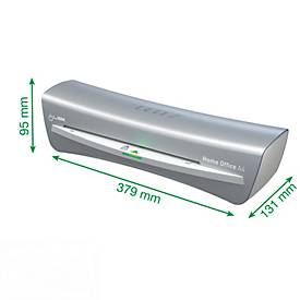 Leitz iLAM Home Office A4 – 2 Min Warm‑up, 45 s/A4, 75–125 µm, SMART‑LED, Anti‑Stau, Auto‑Off 15 min, Starterset 5×A4