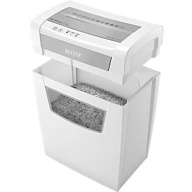 Leitz IQ Aktenvernichter , 12 Blatt 80 g/m², 23 l Behälter, Touch Control, leise, 356×238×423 mm