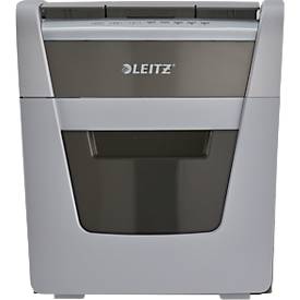 Leitz IQ Autofeed Small Office 50 Aktenvernichter P4, Vollautomatik, Partikelschnitt 4 x 30 mm, 20 l, 50 Blatt Schnittleistung, weiß
