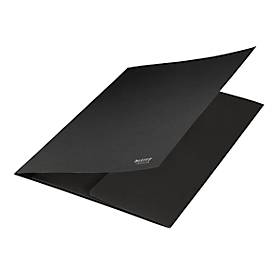 Leitz® Jurismappe Recycle, Format A4, für bis zu 250 Blatt, 3 Einschlagklappen, 100 % recycelbar, Blauer Engel, Recyclingkarton, schwarz