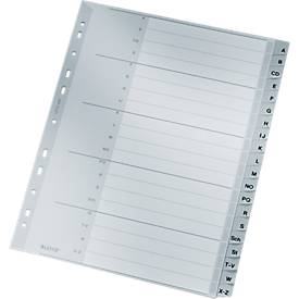 LEITZ® Kunstoffregister, Buchstaben A-Z (20 Blätter), Nr. 1260