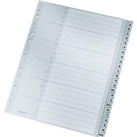 LEITZ® Kunstoffregister, Buchstaben A-Z (24 Blätter), Nr. 1261
