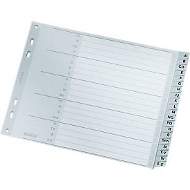 LEITZ® Kunstoffregister, Buchstaben A-Z (Blätter), Nr. 1262