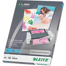 LEITZ® Laminierfolien iLAM, DIN A4, 100 mic, 100 Stück