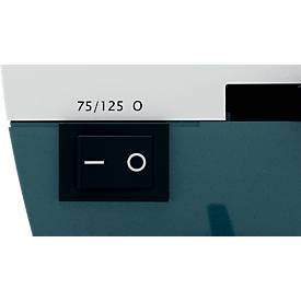 Leitz Laminiergerät iLAM Home A4 EU, bis A4, für Folien mit Stärke 75-125 µm, 300 mm/min, inkl. Folien-Starterkit, weiß-grau