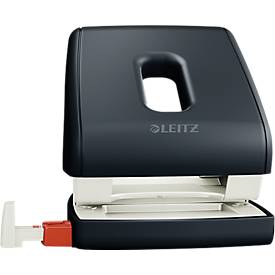 Leitz® Locher 5004 Cosy, für bis zu 30 Blatt, minimalistisches Design, grau
