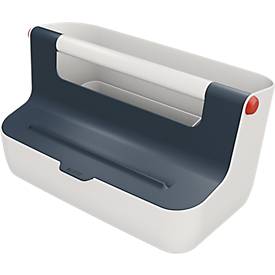 Leitz® mobile Aufbewahrungsbox Cosy, Tragegriff & Deckel, bis A4, grau