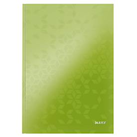 LEITZ Notizbuch WOW 4625, DIN A4, liniert, grün