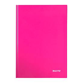 LEITZ Notizbuch WOW 4625, DIN A4, liniert, pink