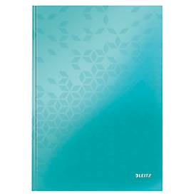 LEITZ Notizbuch WOW 4626, DIN A4, kariert, eisblau