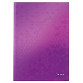 LEITZ Notizbuch WOW 4626, DIN A4, kariert, violett