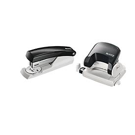 LEITZ® office punch 5038 + stapler 5501 SET, black