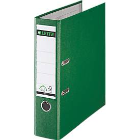 LEITZ® Ordner 1010, DIN A4, Rückenbreite 80 mm, grün