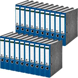 LEITZ® Ordner 1050, DIN A4, Rückenbreite 52 mm, 20 Stück, blau
